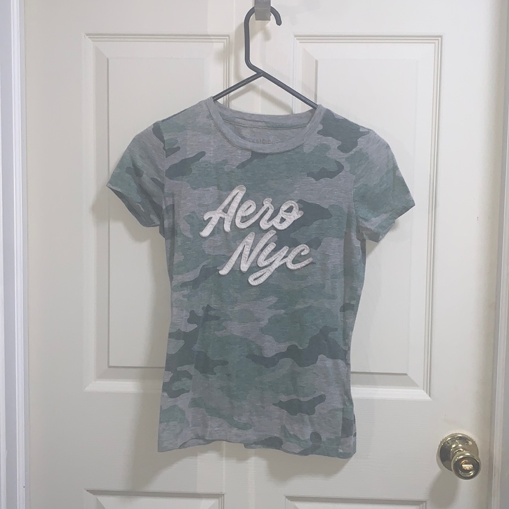 light camo tee Aeropostale
